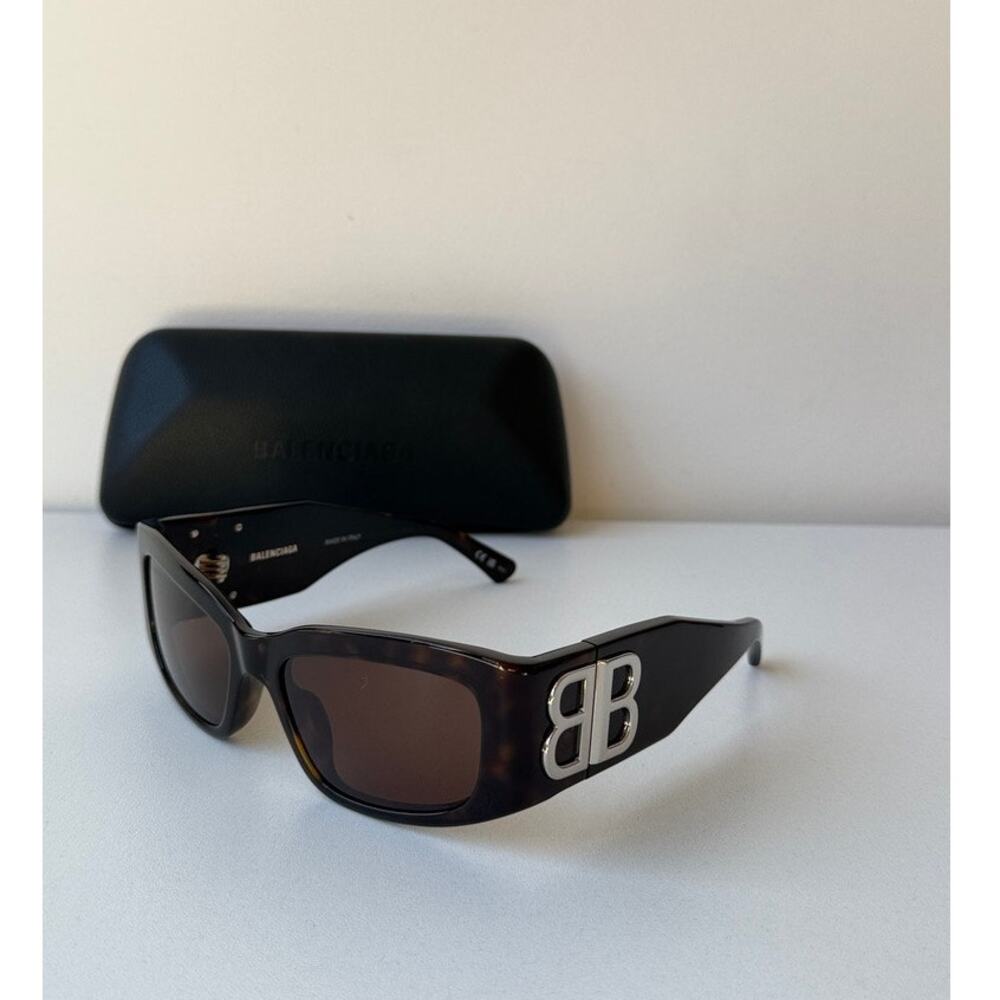NEW Balenciaga BB0260S Bossy Sunglasses in Havana Brown